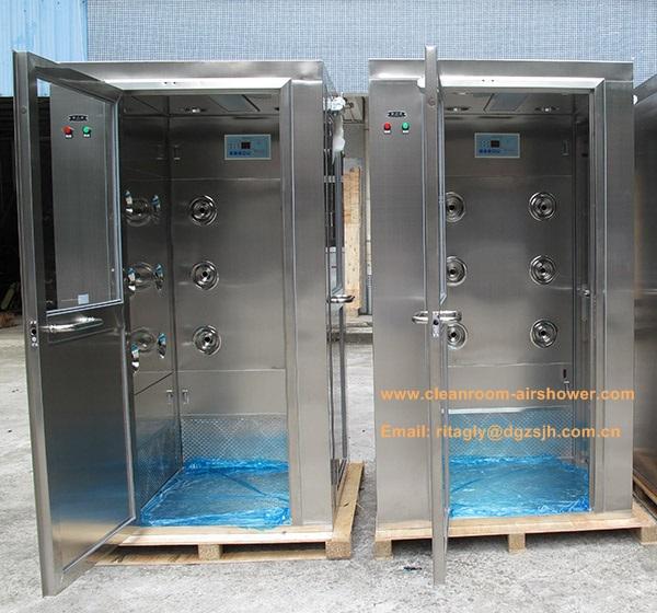Industrial Electric Lock Air Shower Cleanroom dla Bio Pharmaceutical Plant do Chile 1
