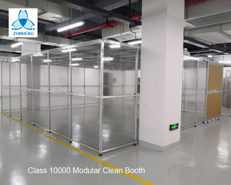 Sprzęt klasy 10000 FFU do pomieszczeń czystych Konstrukcja aluminiowa z przesuwanymi drzwiami / kabina farmaceutyczna