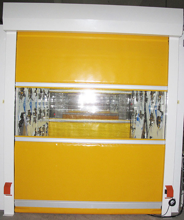W1800mm Cargo Air Shower Tunel z szybkimi drzwiami migawki do wózka widłowego, stal malowana proszkowo 1