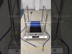 Automatyczny środek do czyszczenia podeszwy obuwia: czyste pomieszczenie i strefa sanitarna