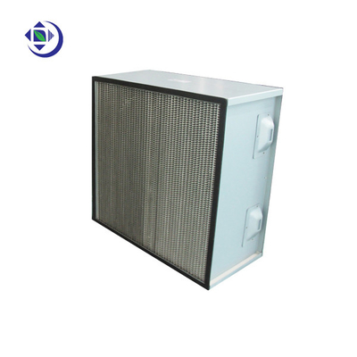 kupować Filtr powietrza Hepa klasy H14 z dwoma uchwytami typu pudełkowego z folią aluminiową online manufacture