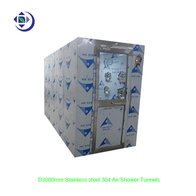 kupować Depth 3000mm Air Shower Cleanroom With Manual Doors For Six People online manufacture