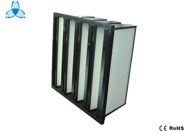 kupować Large Dust Holding V Bank Air Filters With Fiberglass Medium Material online manufacture