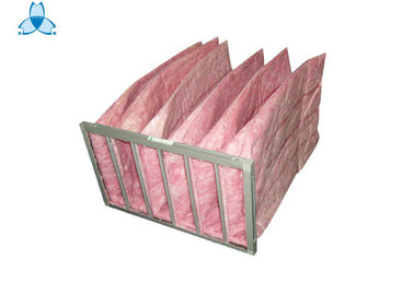 kupować Pink F7 Air Filter Aluminum Alloy Frame , 6 Pockets Air Handler Filters online manufacture