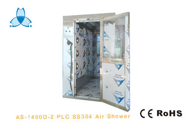 kupować Four People Stainless Steel Air Shower , Air Showers For Clean Rooms With Fingerprint Machine online manufacture