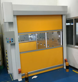 kupować W1800mm Cargo Air Shower Tunel z szybkimi drzwiami migawki do wózka widłowego, stal malowana proszkowo online manufacture