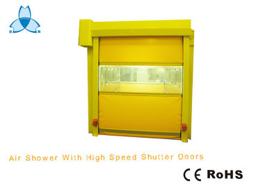 kupować Power Coated Steel Clean Room Air Shower Tunnel With High Speed Rolling Automatic Opening Shutter online manufacture