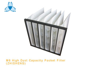 kupować M6 High Dust Capacity Self Supporting Pocket HEPA Air Filter For Gas Turbines online manufacture