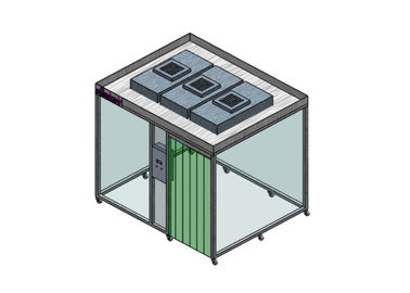 kupować PVC Curtain ISO 8 Softwall Modular Clean Room / Clean Booth With Fan Filter Unit online manufacture