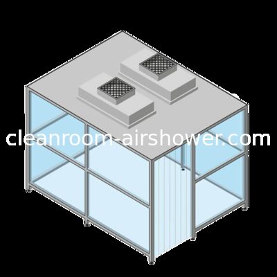 kupować Regulowana grubość 40-70mm Modułowe pomieszczenie czyste 220V zasilanie w zestawie produkcja online