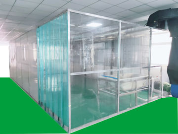 kupować ISO7 Softwall Clean Booth Z antystatycznymi materiałami z PCV Łatwa instalacja online manufacture