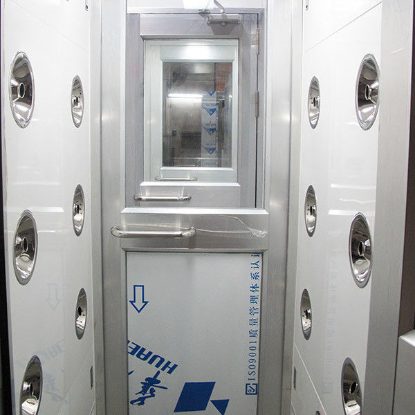 Automatyczny prysznic powietrzny do pomieszczeń czystych z aluminiowymi drzwiami skrzydłowymi W730 mm, szerokość 1230 mm 1