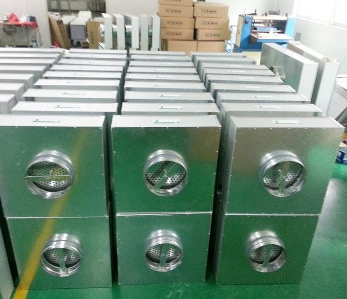 Anodowana aluminiowa rama Jednorazowe pudełko filtra HEPA H13 H14 z wkładem z włókna szklanego 2